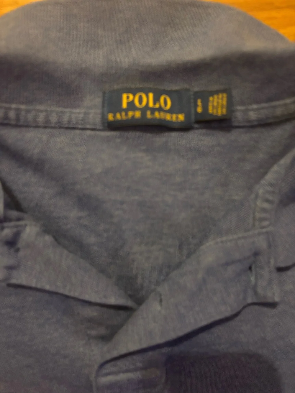 Polo by Ralph Lauren NWOT Mens Lg Blue Classic Polo Embroidered Logo Like New